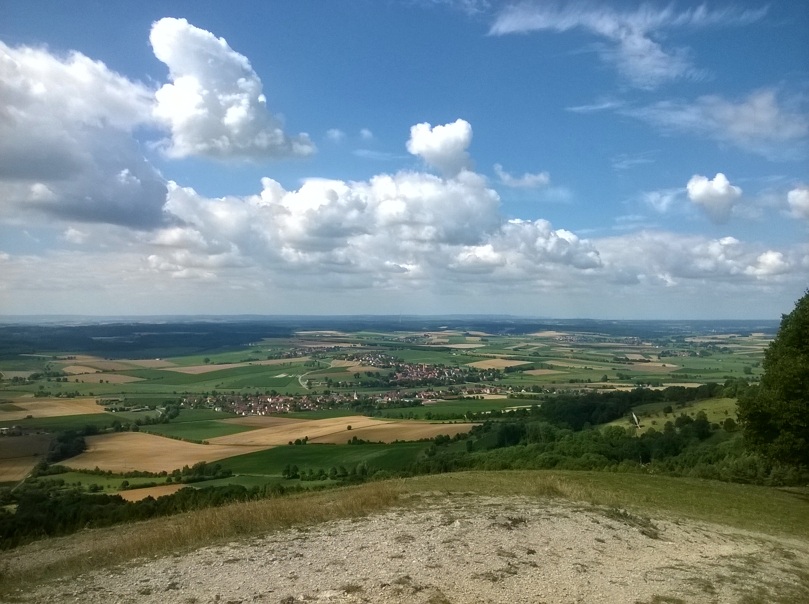 Der Hesselberg mit seiner tollen Aussicht